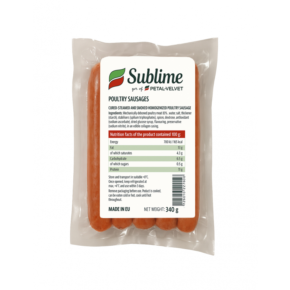 Salchichas de pollo ahumadas Sublime (340 g / 11.99 oz)