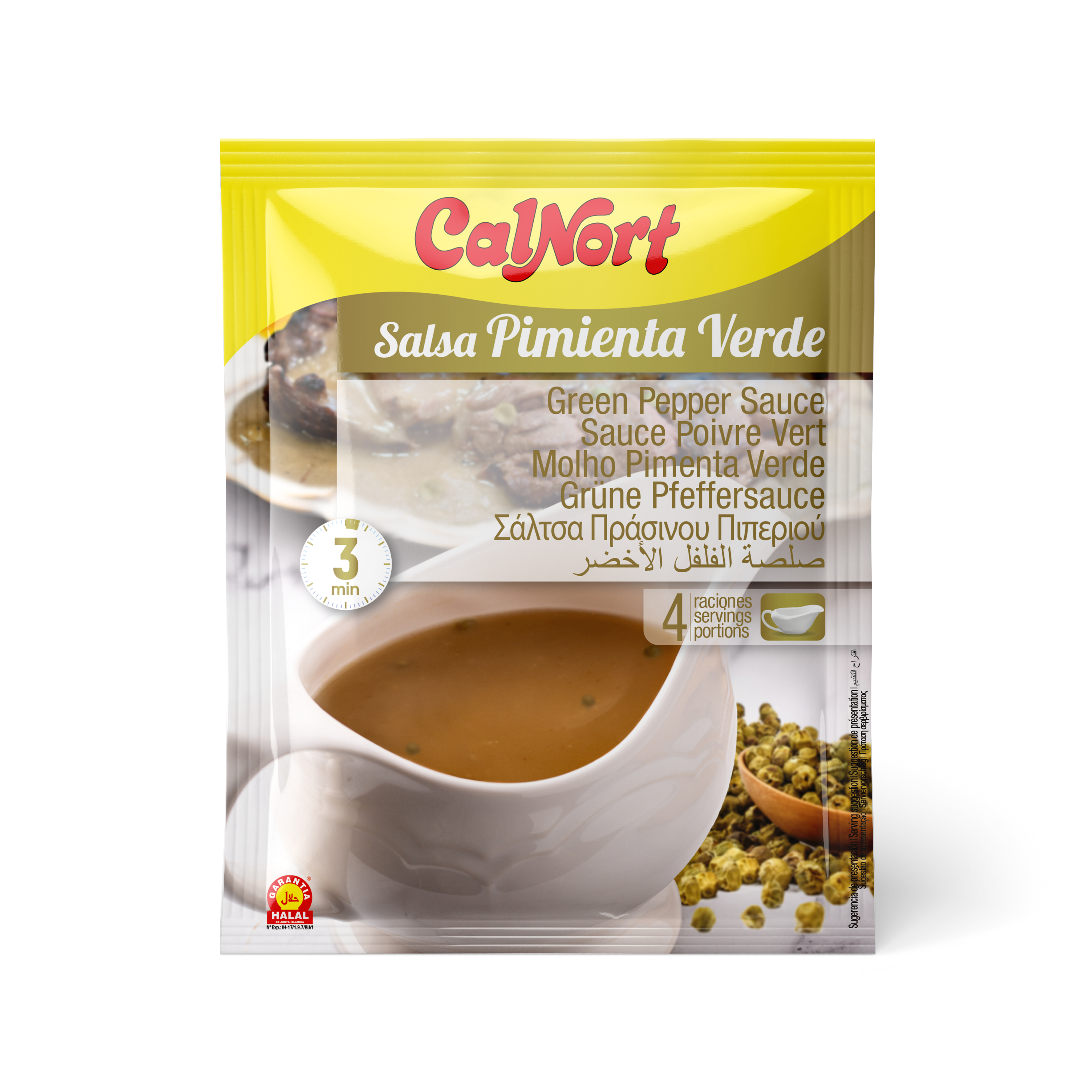 Salsa Pimienta Verde 50g Calnort