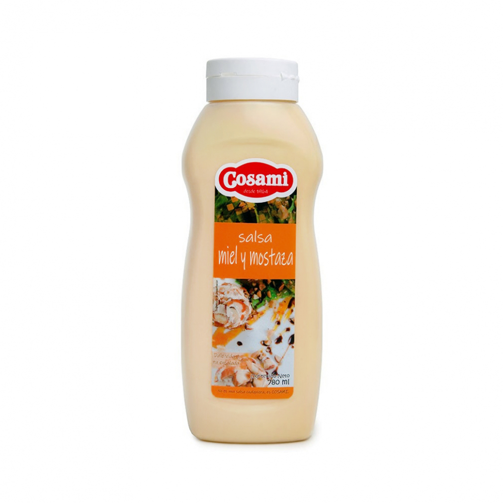 Salsa de miel y mostaza Cosami (780 ml)