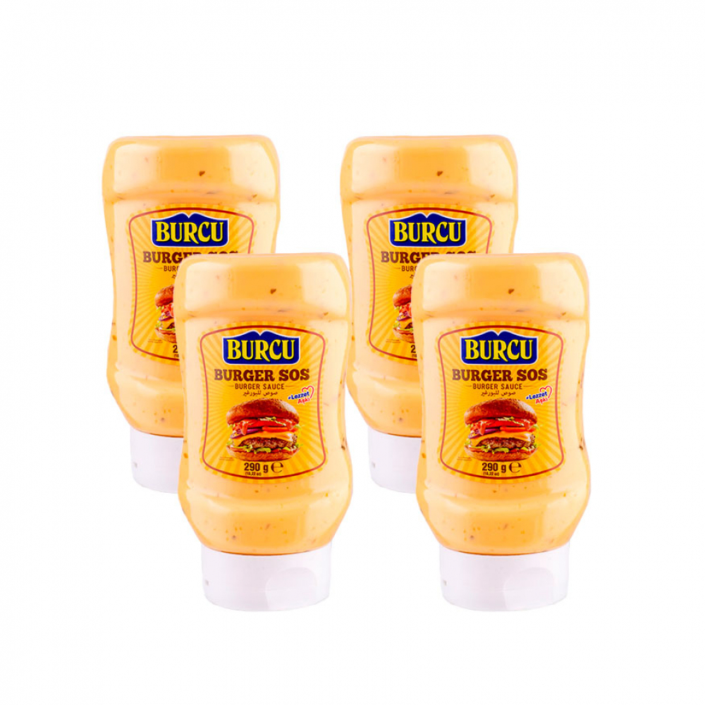 Salsa para hamburguesas Burcu (4 x 290 g / 10.23 oz)