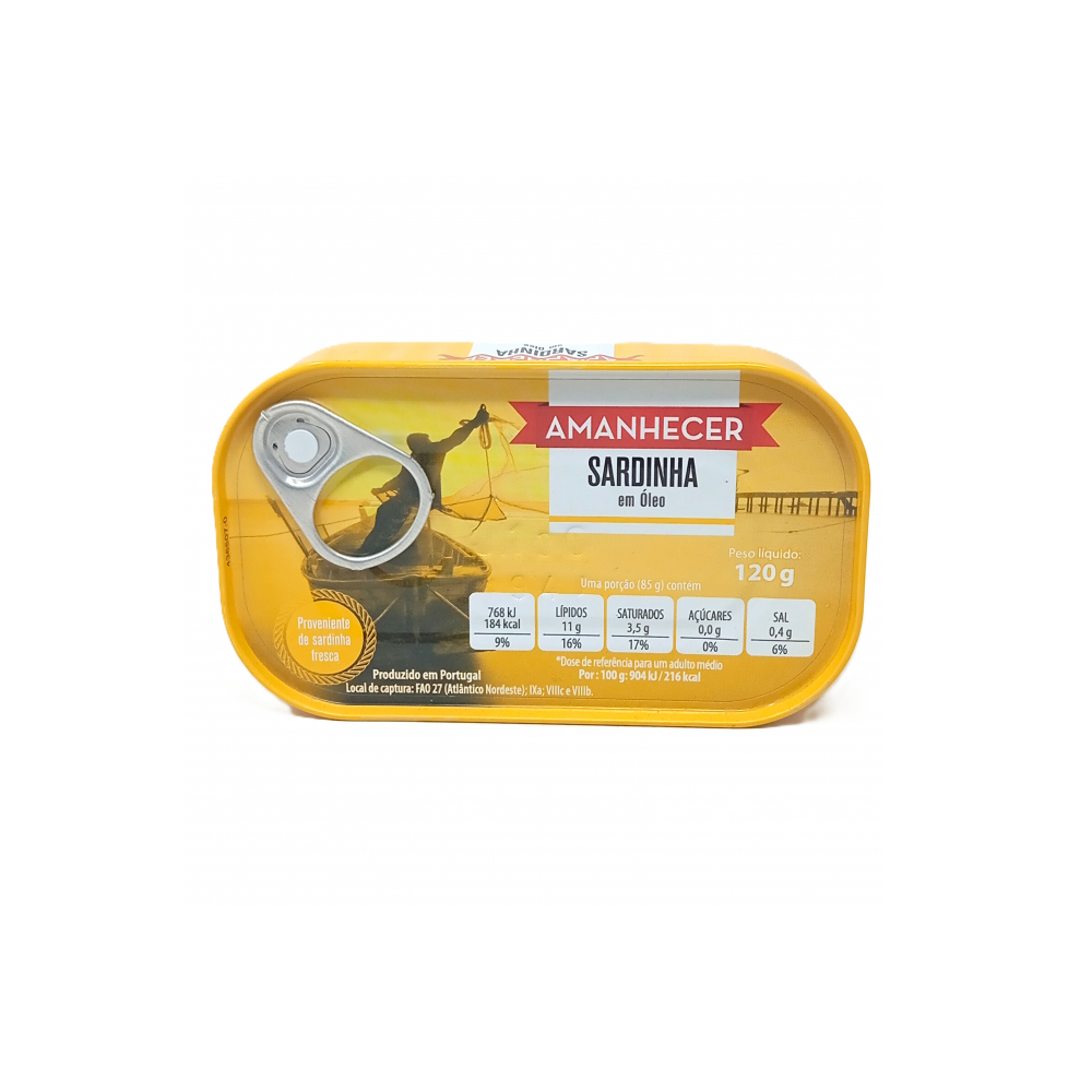 Sardina en aceite Amanhecer (120 g / 4.2 oz)