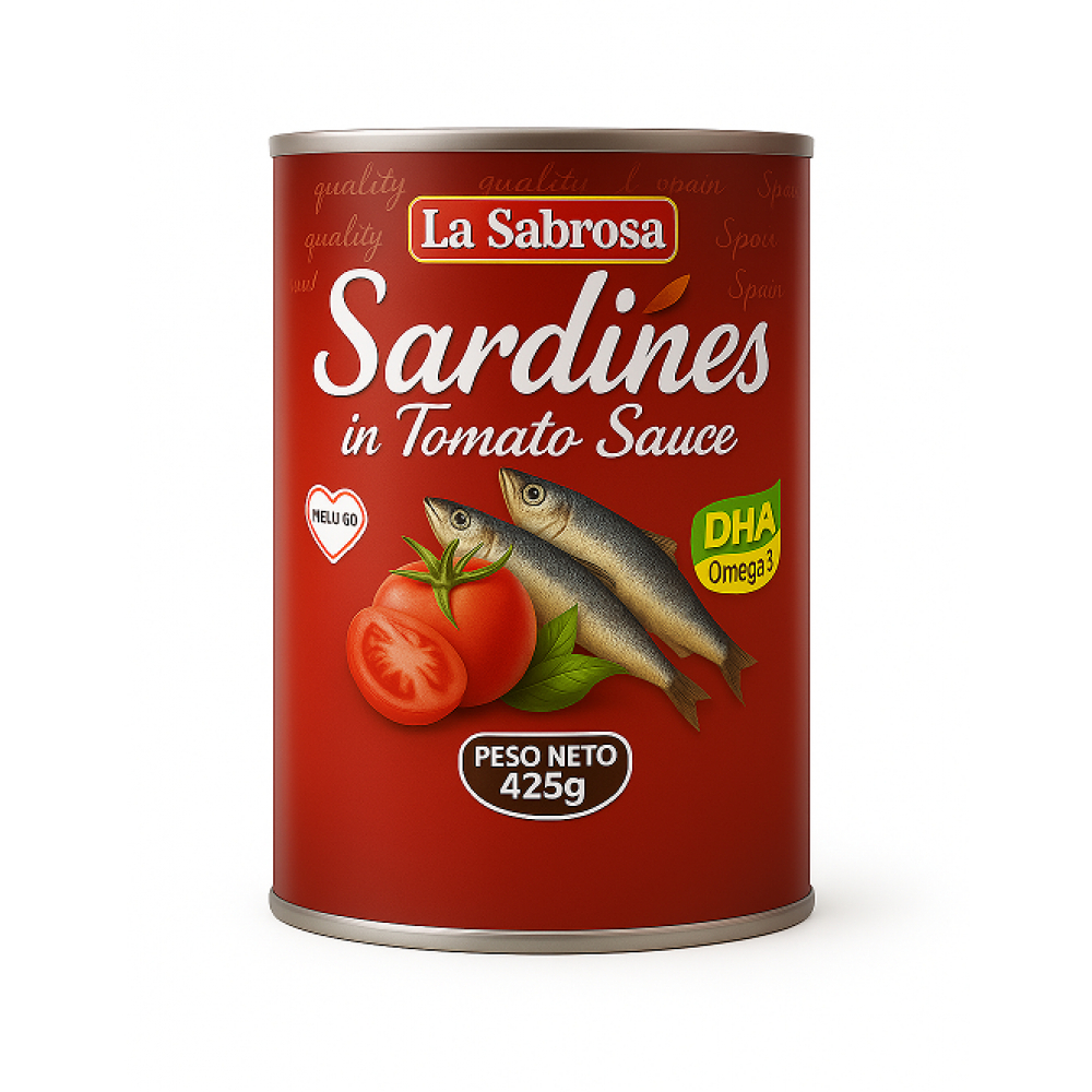 Sardina en salsa de tomate La sabrosa (425 g / 14.99 oz)