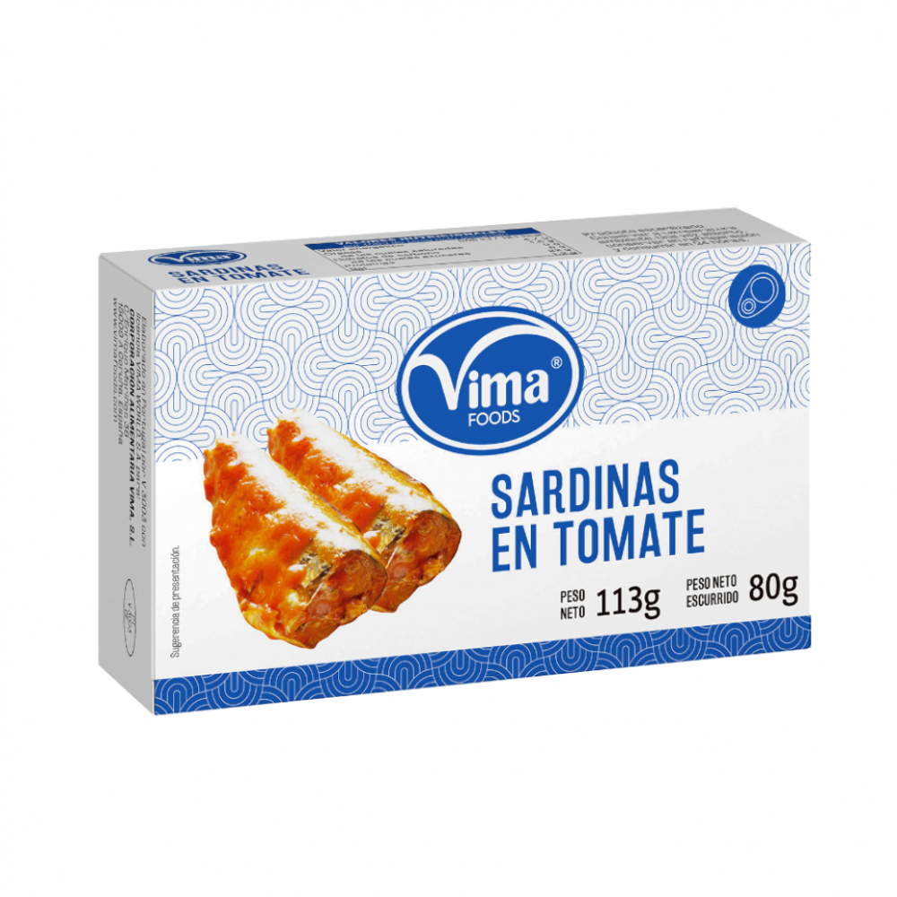 Sardinas en tomate Vima Foods (113 g / 3.98 oz)