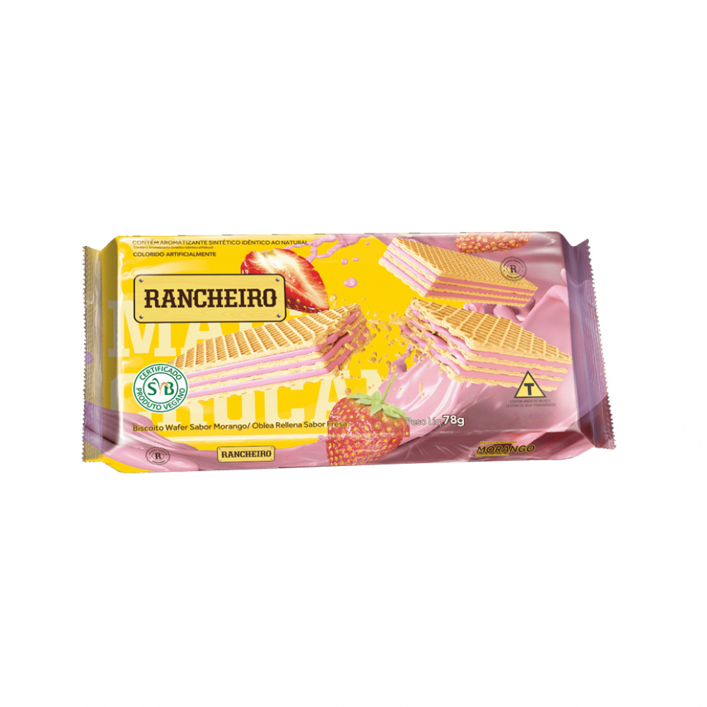 Sorbetos con relleno sabor fresa Rancheiro (78 g / 2.75 oz)