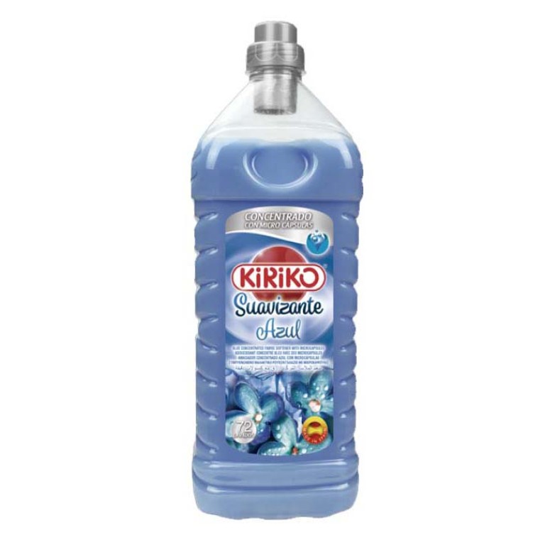 Suavizante Concentrado Azul con Microcápsulas (2L) KIRIKO