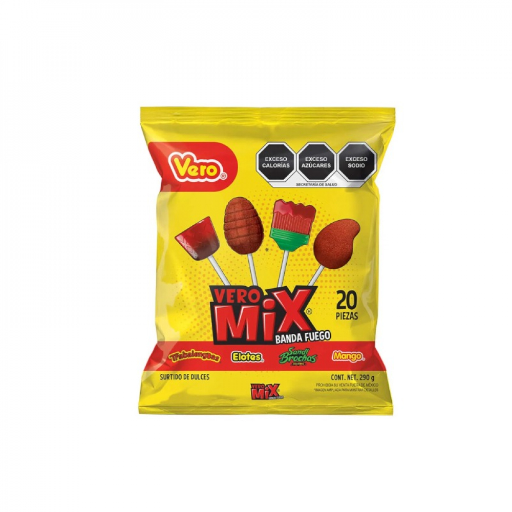 Surtido de paletas picantes Vero Mix (290 g / 10.22 oz)