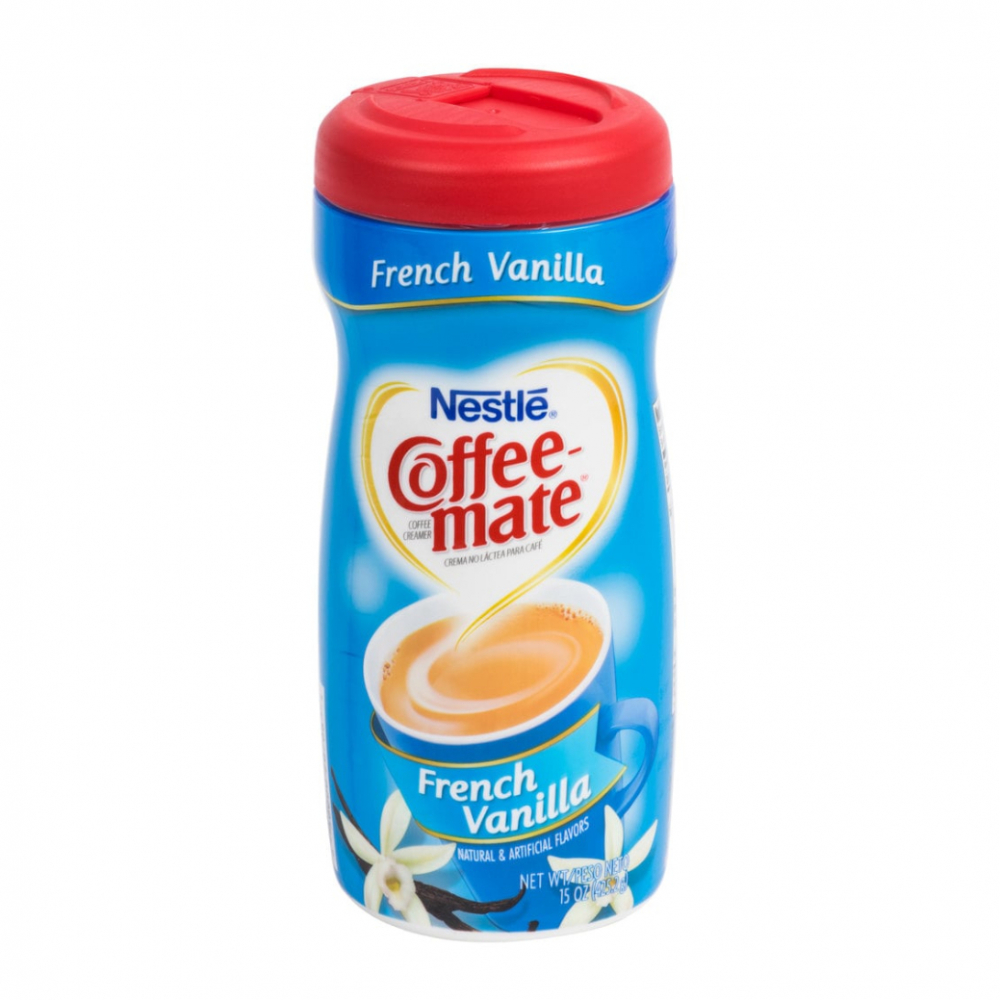 Sustituto de crema para café sabor vainilla Coffee Mate Nestlé (400 g / 14.10 oz)