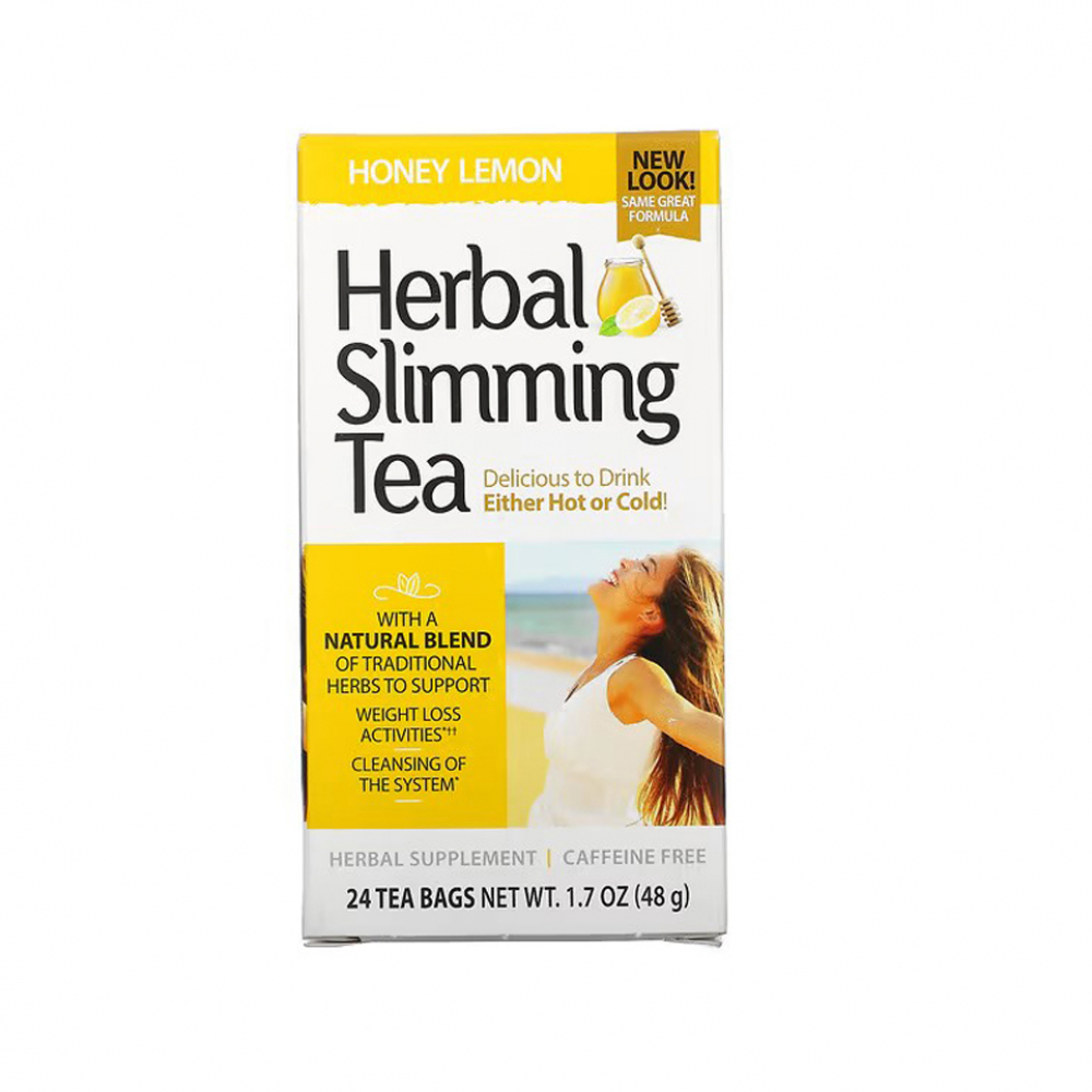 Té adelgazante a base de hierbas miel y limón (48 g / 1.7 oz)