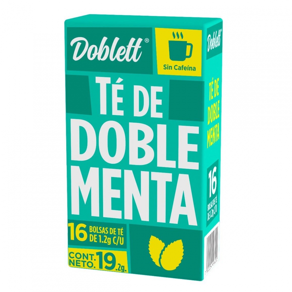 Té de doble menta sin cafeína Doblett (19.2 g)