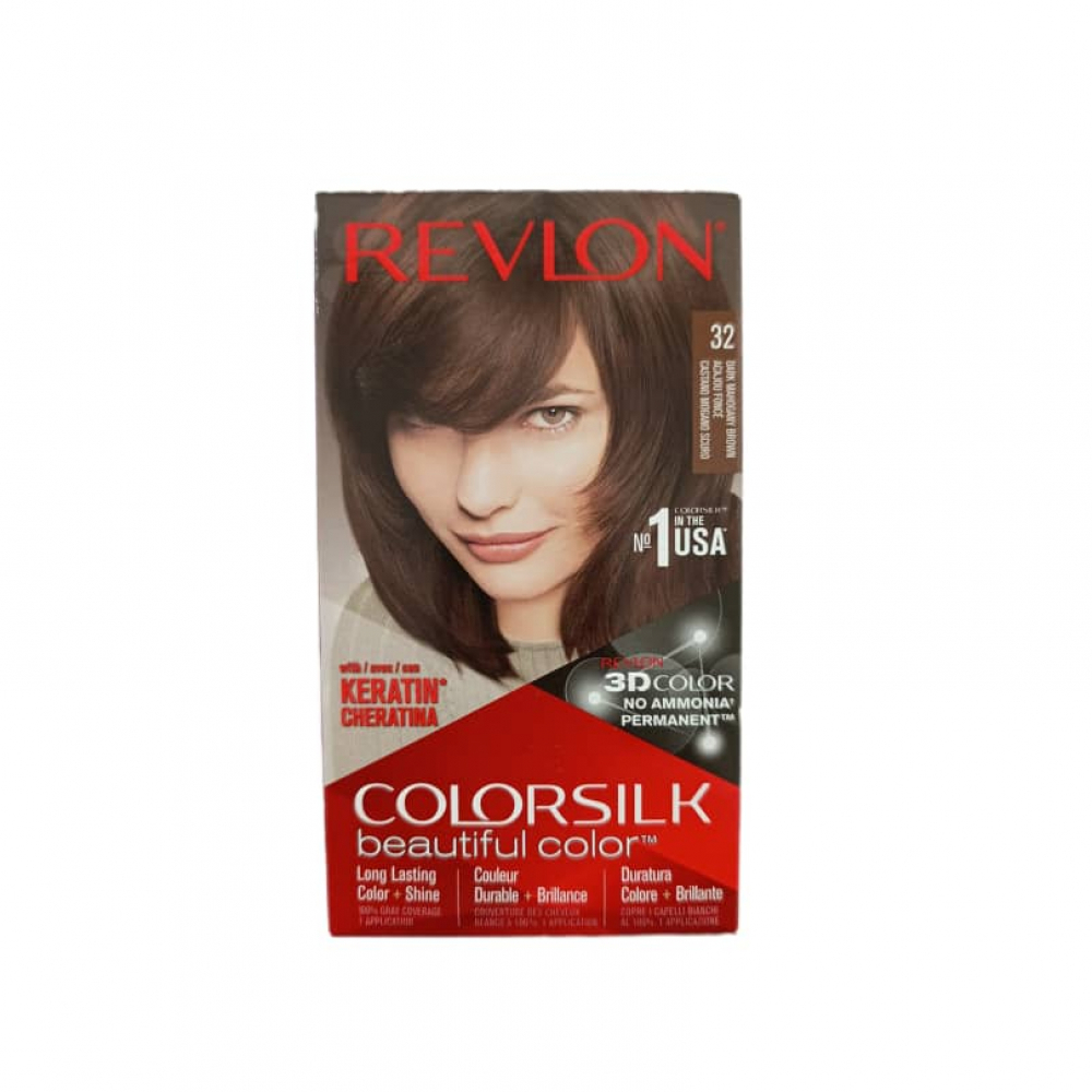 Tinte de cabello. Color marrón caoba oscuro # 32