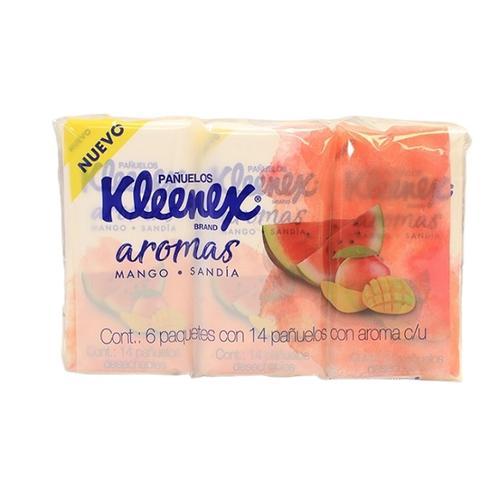Toallas Faciales Aromas 2 (6 paquetes de 14 u) KLEENEX