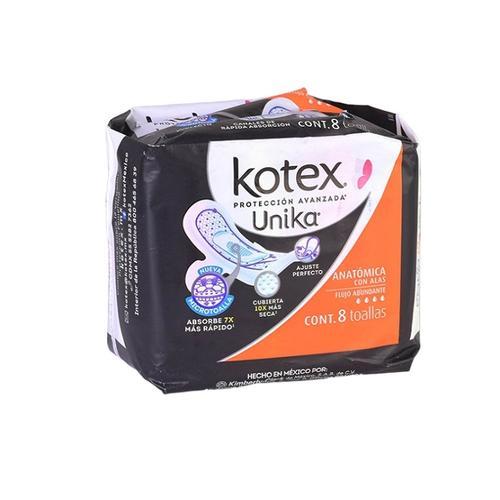 Toallas Femenina Anatómicas con Alas (8 u) KOTEX