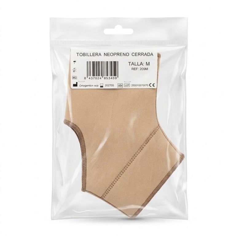 Tobillera Neopreno Cerrada Talla M
