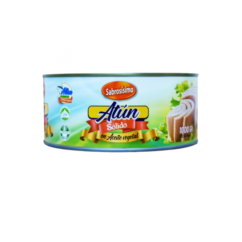 Trozos de atún en aceite Sabrosísimo (1 kg / 2.2 lb)