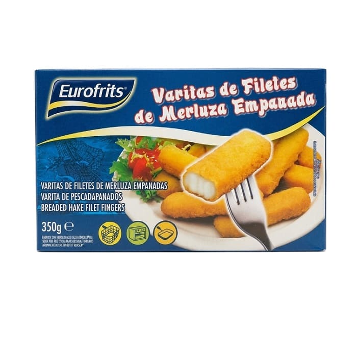 Varita de Filete de Merluza (350g) EUROFRITS