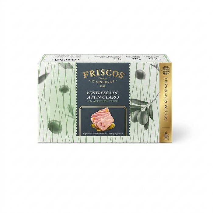 Ventresca de Atún Claro en Aceite de Oliva (111g) FRISCOS