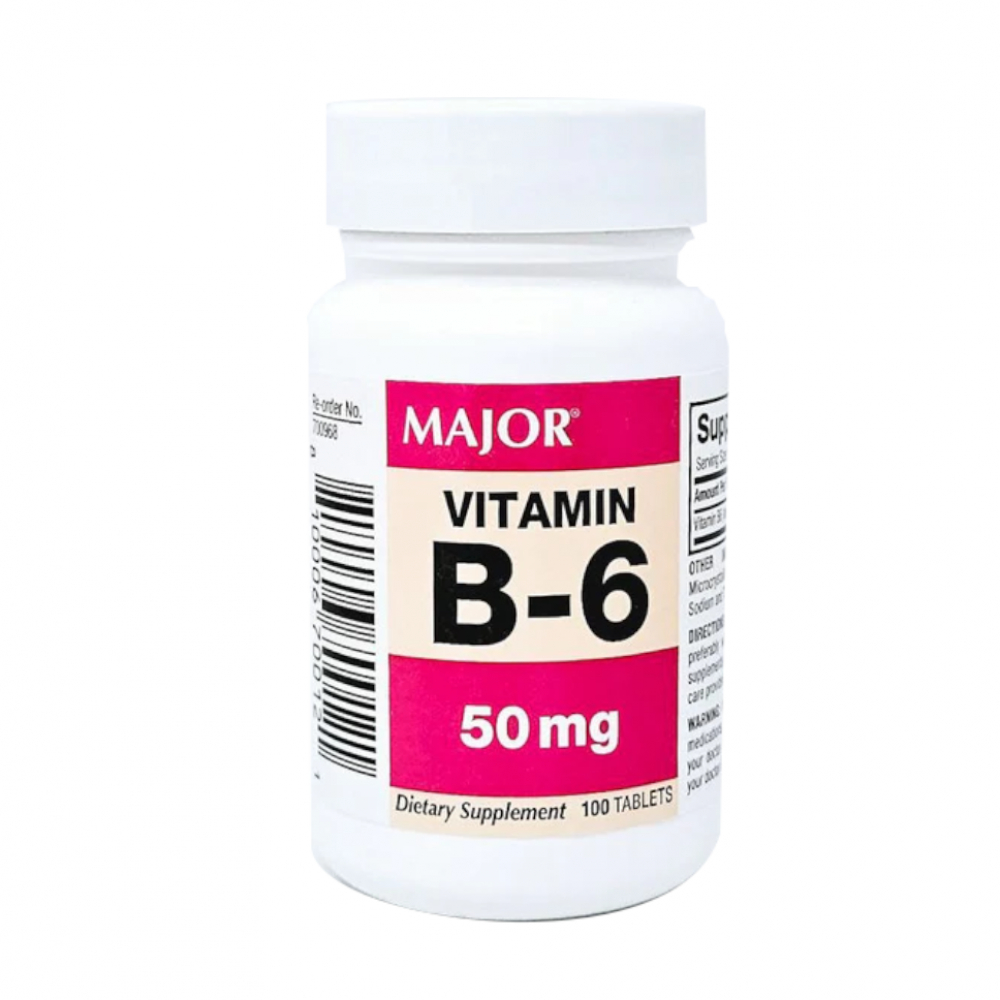 Vitamina B-1 100 mg Major (50 tabletas)