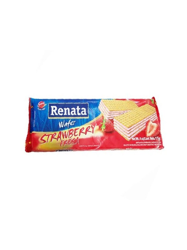 Wafer Sabor Fresa (115g) RENATA