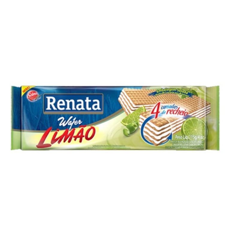 Wafer Sabor Limón (115g) RENATA