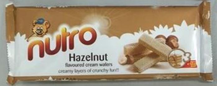 Wafers Hazelnut 75g  Nutro