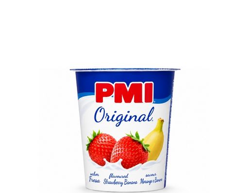 Yogur de Fresa y Plátano (120g) PMI PASCUAL