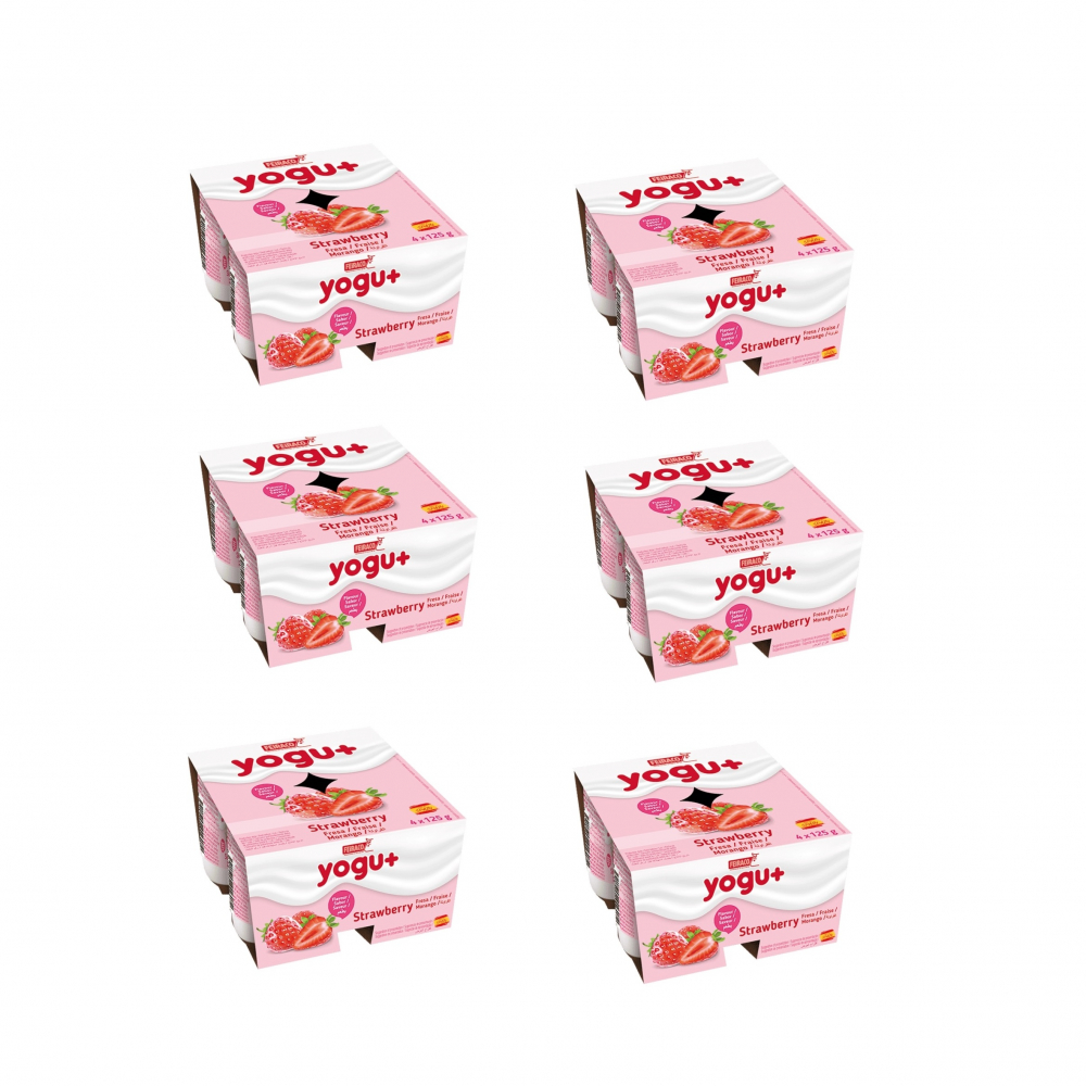 Yogurt de fresa (24 x 125 g / 4.4 oz) DimeCuba