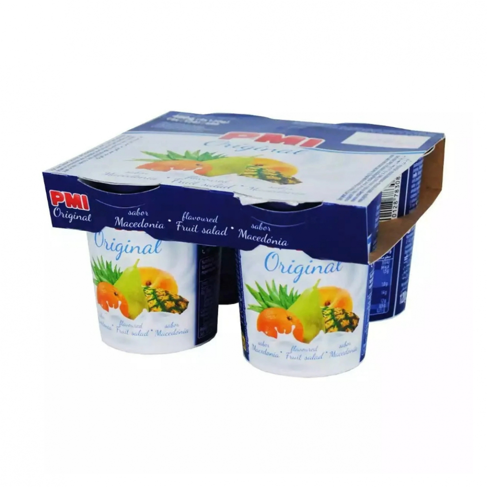 Yogurt sabor macedonia Original PMI (4 x 120 g / 4.23 oz)