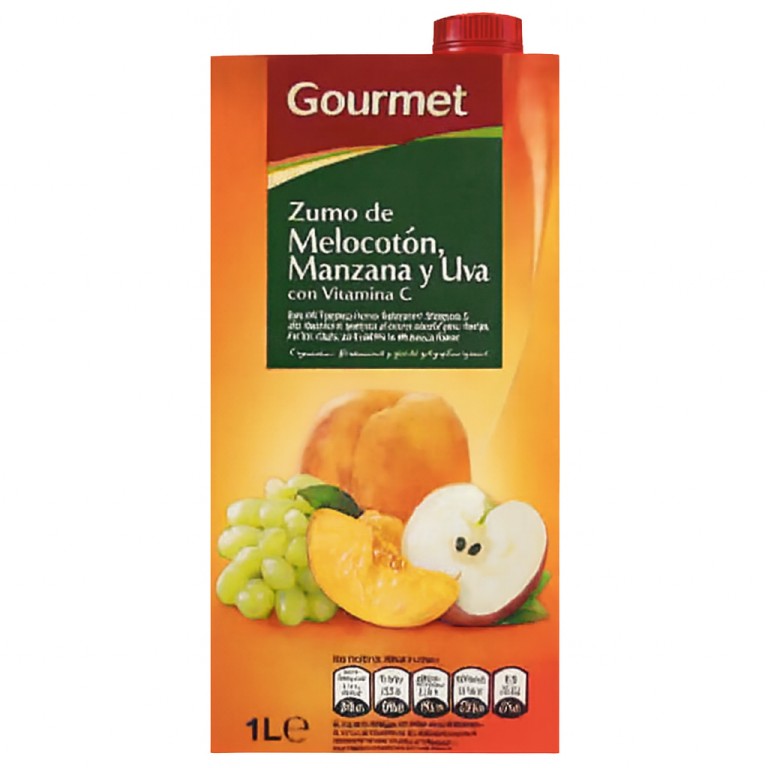 Zumo de Melocotón/Uva Brick (1L) GOURMET