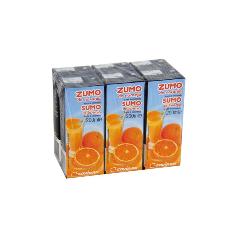 Zumo de Naranja (6u x 200ml) COVIRAN
