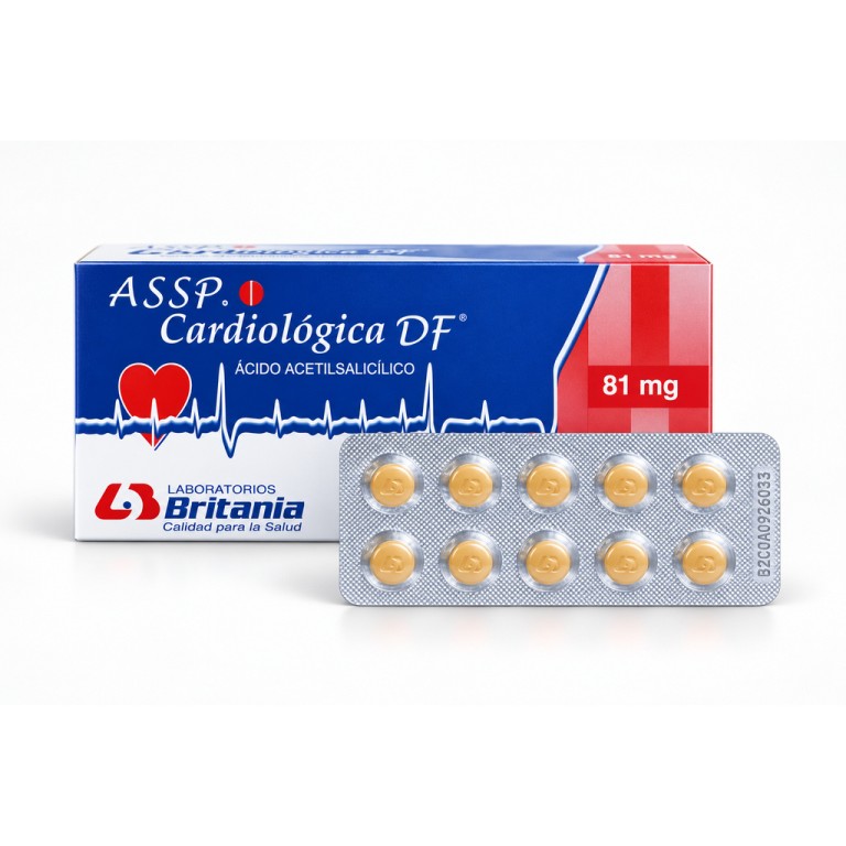 Ácido Acetilsalicílico (81mg x 10tabletas) DF
