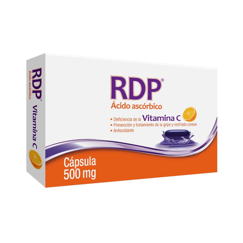 Ácido ascórbico 500 mg RDP (30 cápsulas)