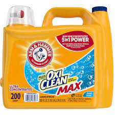 Arm&Hammer Plus OxiClean Max Liquid Laundry Detergent 200oz