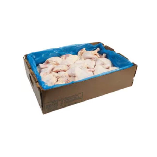Caja de cuartos de pierna de pollo jumbo,40 lb