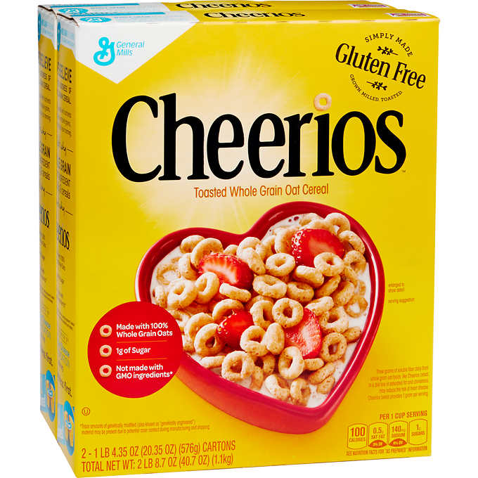 Cereal Cheerios/20.35 oz/1 unidad