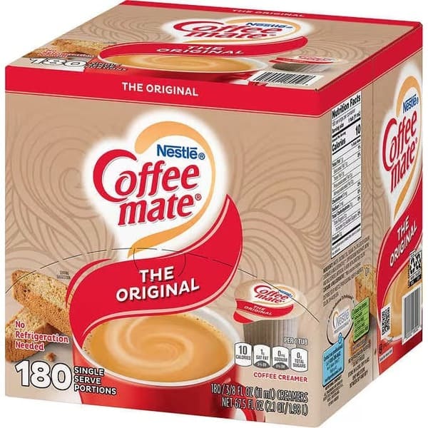 Coffee mate Liquid Non-Dairy Creamer Singles Original