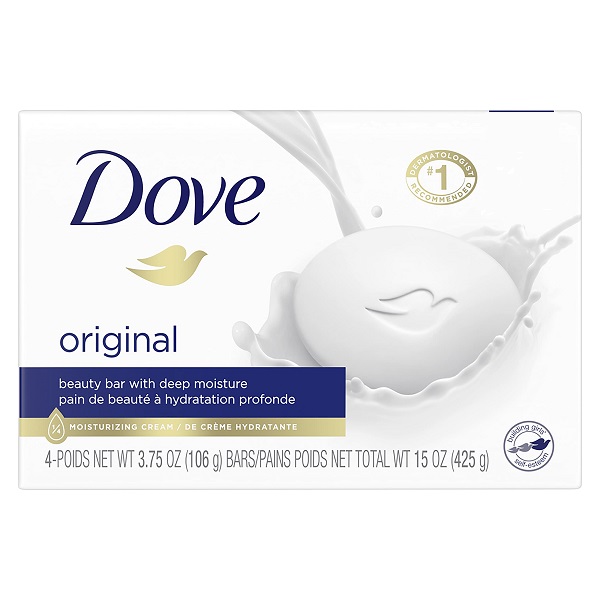 Dove Moisturizing Beauty Bar Soap Original 3.75 oz