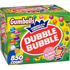 Dubble Bubble Gumballs, paquete variado 850und