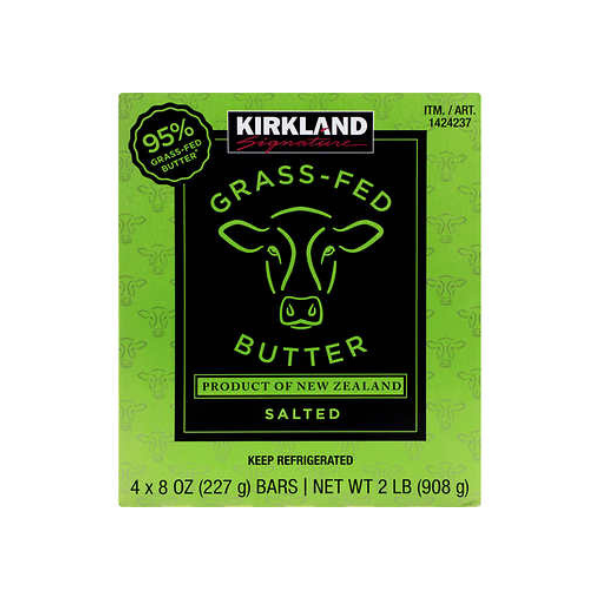 Grass-Fed Butter, Salted, 8 oz, 4 ct