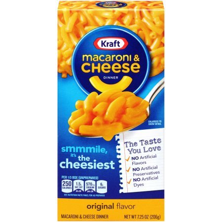 Kraft Macarrones con queso, 7.25 oz