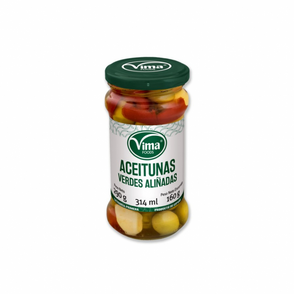 Aceitunas verdes aliñadas (290g)