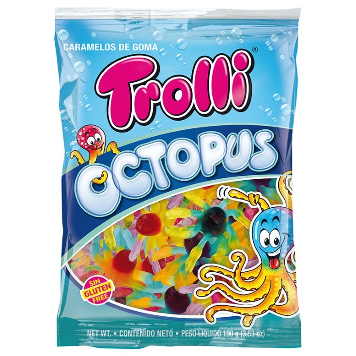 Caramelos de goma Octopus (100gr)
