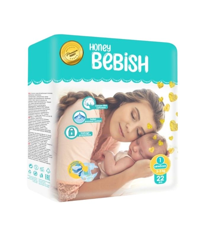 Culeros desechables bebé Honey Bebish (4-9kg)