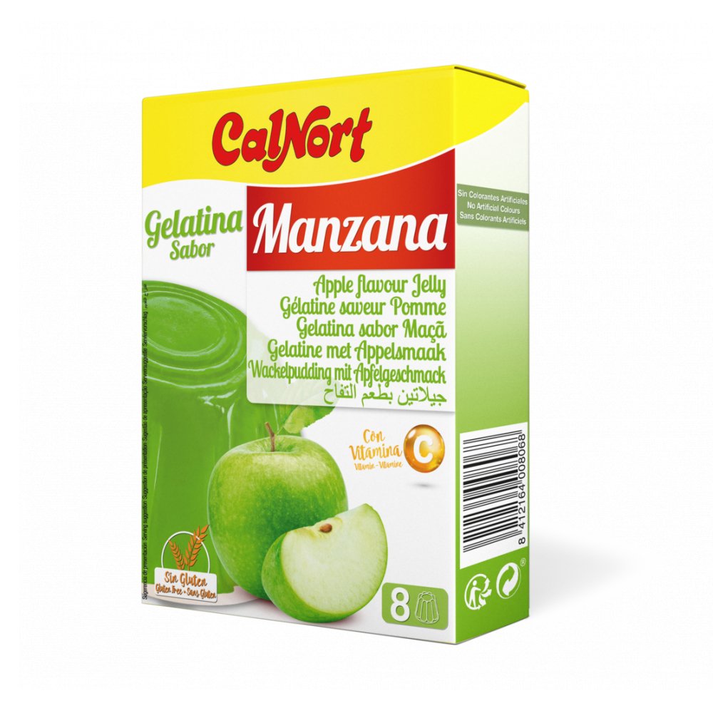 Gelatina de manzana Calnort (170g)