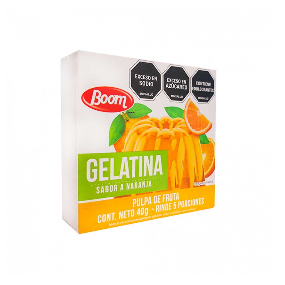 Gelatina de naranja Boom (40gr/1.4oz)