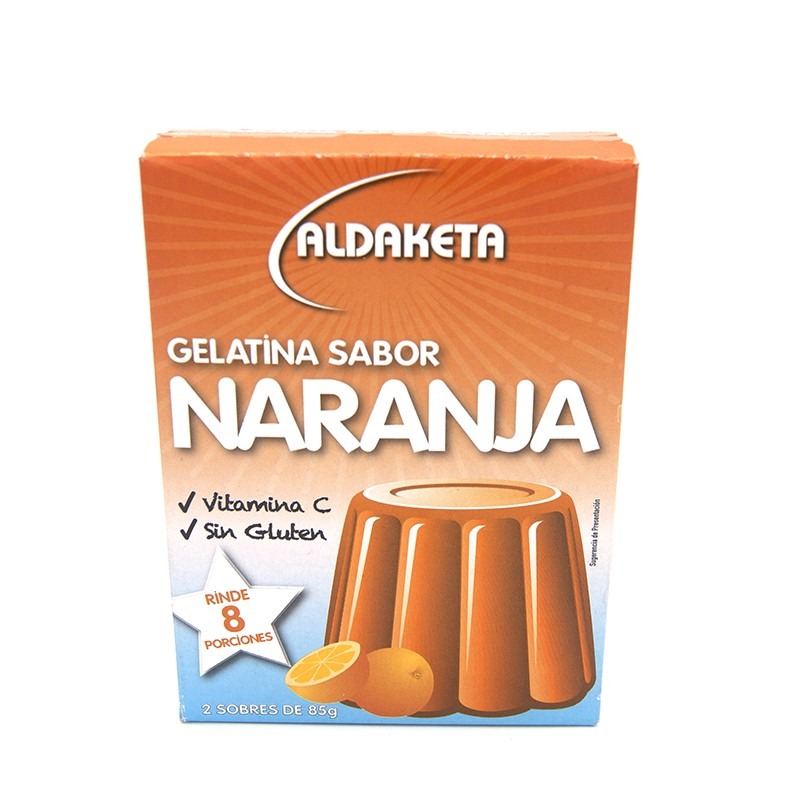 Gelatina de naranja 2x85gr