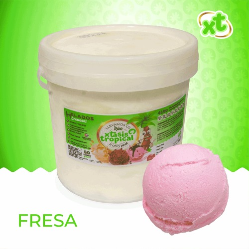 Helado de fresa (4lts)