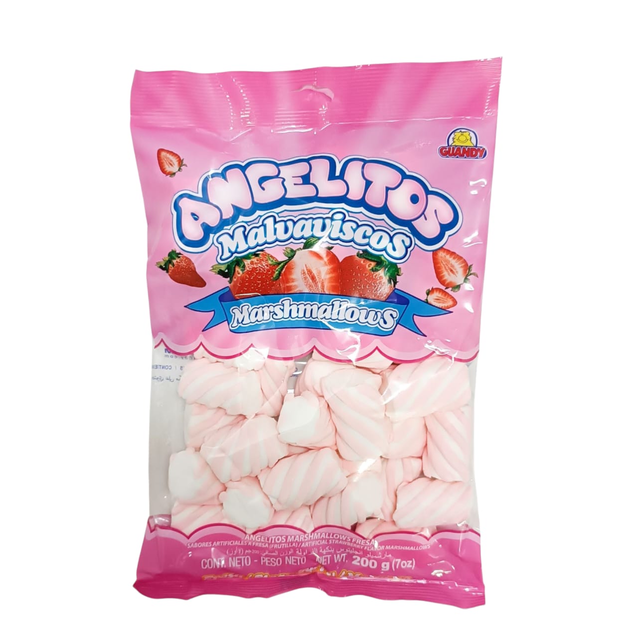 Malvaviscos de fresa Guandy (200g)