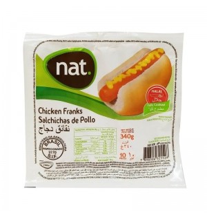 Salchichas de pollo (6paq x 340gr)