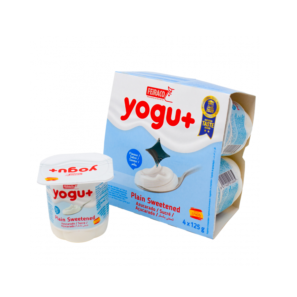 Yogurt blanco (4 x 125 g / 4.4 oz)