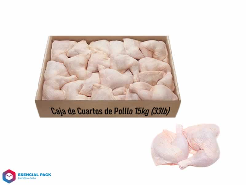 Caja de Muslo y Contramuslo de Pollo 15kg (33lb)